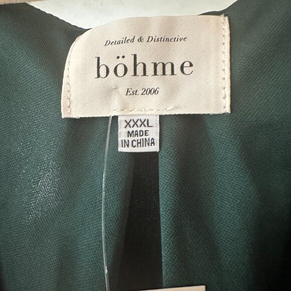 Bohme Emerald Maxi Dress 3XL NWT - Picture 3 of 4